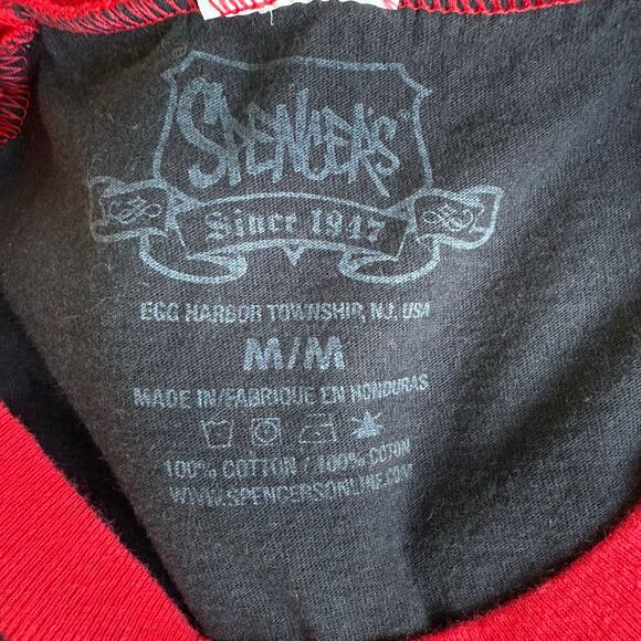 Beer Pong Novelty Shirt Mens Medium I Came To Get My Balls Wet T-Shirt Red Black - Picture 8 of 8